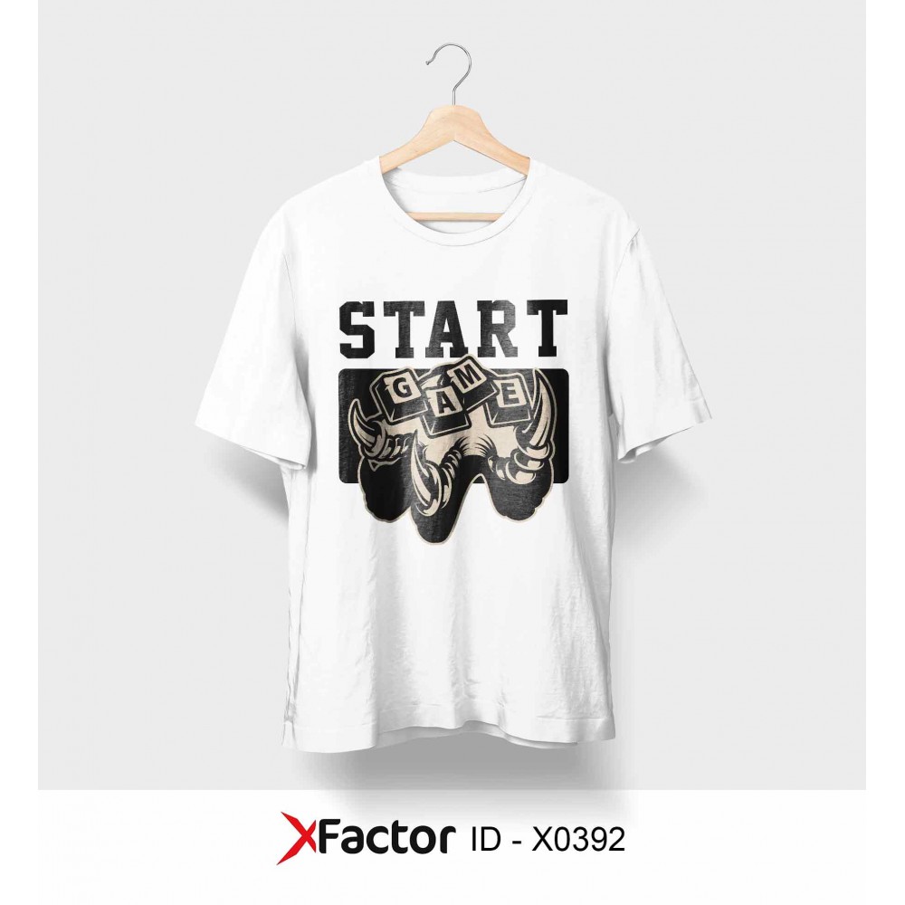 Start Game gaming T shirt Design