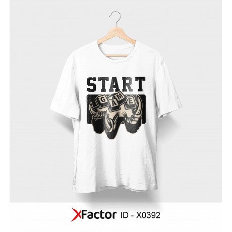 Start Game gaming T shirt Design